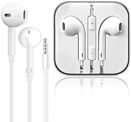 Wired Cell Phone Headsets with Microphone &amp; Mic New Earphones for iPhone 6s 6 Plus ipad all model earpods Earbuds Earphones