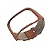 EPYSN Replacement Genuine Leather Band Compatible for Samsung Gear S Sm-r750 Wristband Bracelet Watchband Strap Brown