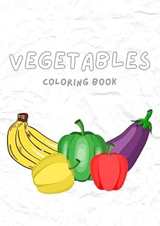 Livro Livro para colorir de vegetais