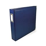 We R Memory Keepers Classic Leather 3-Ring Album -  8.5 x 11 inch, Cobalt