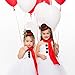 Butterfly Craze Mini Top Hat Headband for Girls & Women, Kids & Adults - Mistletoe Fascinator Party Hat to Top Off Halloween, Birthday & Christmas Frosty Snowman Costume, One Size Fits All (Set of 2)