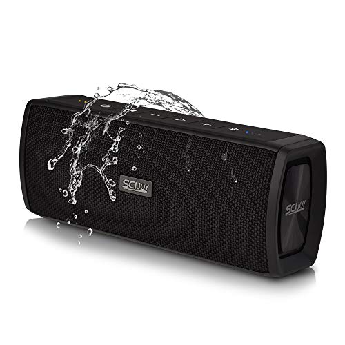 Bluetooth Speaker Portable Waterproof Outdoor Wireless Speakers Loud Sound Rich Bass,16W Shockproof Speaker,Built-in Mic,StereoParing,Auto Off,65ft Range