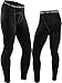 Neleus Men's 2 Pack Compression Pants Running Tights Sport Leggings,6026,White,Black,L,EUR XL