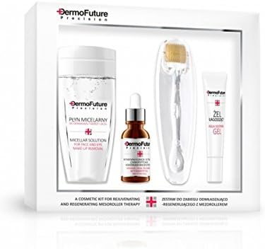 DermoFuture Precision Cosmetic Kit for Rejuvenating and Regenerating Mesoroller Therapy (DermaRoller)