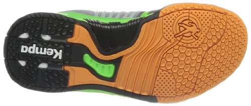 Kempa Women's Hurricane Handball Shoes 37 Eu (4 Damen's Uk) Gray Grau (Grau/Fluo Green/Black 02)