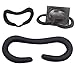 Leather Eye Mask, LtrottedJ Leather Cushion Face Pads Eye Foam Mask Pad Cover For Oculus Rift CV1 VR Glassesthumb 1