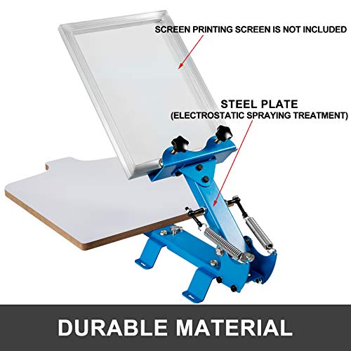 image for VEVOR Screen Printing Machines 1 Color 1 Station Screen Printing Press