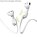 VIMVIP iPhone 7 AirPods Strap with Magnetic Adsorption Sport Silicone Anti-Lost Strap for Apple Airpods (White)