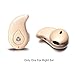 Eaglewood(TM) Small Wireless Bluetooth 4.0 Invisible Earphone Headset Earbud Support Hands-free Calling For iPhone Samsung Sony HTC LG Blackberry and Most Smartphones (Coffee)