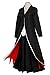 Nuoqi Mens Japanese Anime Black Cosplay Costume Set L Size CC37A-L