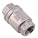 1/2 Inch Vertical Check Valve SUS304 Spring Loaded Check Valve in-line Low Cracking Pressure CF8M WOG 1000