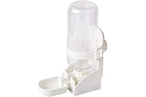 ONCPCARE 17oz Rabbit Water Feeder, Pet Cage Suspended Water Dispenser, Hanging Automatic Small Animal Bottle Bowl for Bunny Chinchilla Hedgehog Ferret Hamster