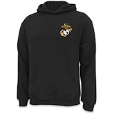 Armed Forces Gear Men's USMC EGA Logo Hooded Sweatshirt (Multicolor)