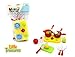 Little Treasures Chopping & Cooking Playset for Kids 3+ Includes a stove burner with knobs, pots with lid and sauté pan, cutting board and knife, Velcro fastened vegetables and seasoning bottle