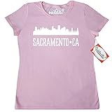 Inktastic Sacramento California Skyline CA Cities Women's T-Shirt XX-Large Pink