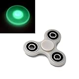 Juslink Fluorescence Fidget Spinner Glow in the Dark, Guarantee 3 to 5 Minutes Spin Time, Hand Fidget Spinner Toys for Kids and Adults