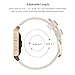 SWEES Leather Bands Compatible with Fitbit Blaze Smart Watch, Genuine Leather Replacement Band with Metal Frame Small & Large for Women Men, Champagne Gold, Rose Gold, Black, Brown, White, Grey, Beige