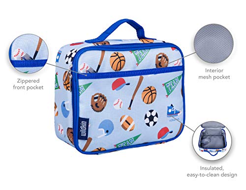 image for Wildkin Kids Insulated Lunch Box for Boys and Girls, Perfect Size for 