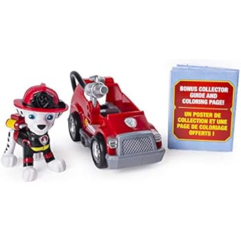 PAW Patrol Ultimate Rescue Marshall's Mini Fire Cart with Collectible Figure, Ages 3 and Up