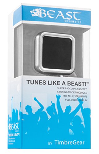 image for TimbreGear Chromatic Clip-On Guitar Tuner + Free 20 Pack Premium Guita