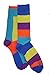 Funky Socks Mens Colored Socks with Assorted Patterns, 4 Pack, Sock Sizes 10-13, 47754d-47582d