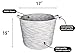 Cotton Rope Basket (Natural) - Blanket Basket, Storage for Baby Toys, Pillows, Towels, Laundry, Nursery Hamper/Organizer - Large 17 inch x 15 inch Round Woven Baskets with Handles, Living Room Decor