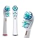 Double Clean Brush Heads, Compatible with Oral-B Dual Clean Toothbrush - Pack of 4