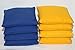 Cornhole Bags Set - (4 Royal Blue, 4 Yellow) By Free Donkey Sports
