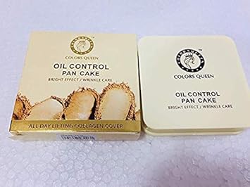 COLORS QUEEN Oil Control Pancake All The Lifting Collagen Cover Compact Powder