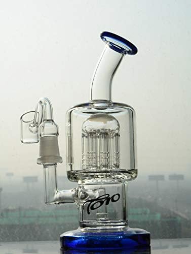 Home crafts Glass blue 7.5inch tall