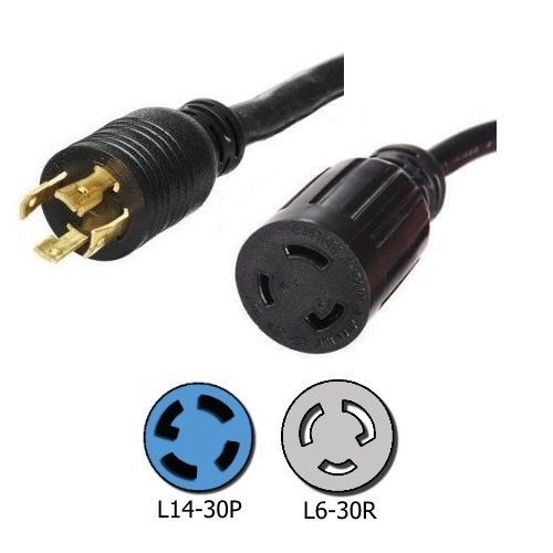 4 Prong to 3 Prong Dryer Adapter: Amazon.com l14 30p to l6 30r wiring diagram 