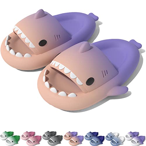 LELEBEAR Cloudy Shark Slides, Shark Slippers, 2022 Summer Cute