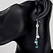 Neoglory Jewelry Mother's Day Gift Teardrop Crystal Three Colors Drop Earrings 3.14