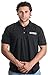 Ann Arbor T-shirt Co. Security | Professional Security Officer, Guard Unisex DryBlend Collared Shirt-(Polo, XL) Black