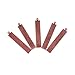 Pandahall 10pcs Red Copper Brass Blank Stamping Tag Pendants Metal Alphabet Letter Stamps Charms for Jewelry Necklace Makings 1.61x0.27 inch Rectangle