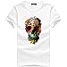Hot Sale!Men's Tee,Neartime Boy Punk Tops Floral Print Blouse Short Sleeve T-shirt