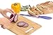 Landscape Kitchen Knife Set in Gift Box - Stunning Gifts For Her and For Him - 6-Piece Colored Sharp Chef Knives Set - Perfect Present for Birthday, Relationship, Friends, Family, Holidays, Graduation