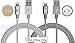 LAX iPhone Charger Lightning Cable - MFi Certified Durable Braided Apple Lightning USB Cord for iPhone 11/11 Pro Max/XS Max/X/iPad, iPod & More 2 Pack