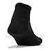 Feetures High Performance Max Cushion Quarter Sock for Women & Men - Moisture-Wicking Athletic Socks - Black, M (1 Pair)