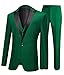 Botong Men's One Button 3 Pieces Wedding Suits Notch Lapel Suits Groom Tuxedos