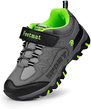 Feetmat Boys Hiking Shoes Waterproof Kids Sneaker