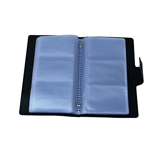 Credit Card Binder Clip,Leather Card Holder with 300Card Slots,Card