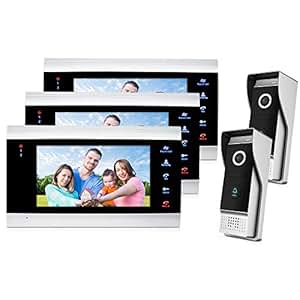 Jeatone Video Door Phone Intercom System Multi-unit