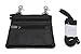 J T C JUZAR TAPAL COLLECTION Leather Waist Bags, Leather Hip waist Belt Bag For Women, Leather Crossbody Bags For Women Clipon Leather Fanny Pack For Women J152LB (J152LB-Black)