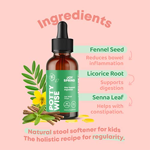 Kids Stool Softener Liquid Constipation Relief For Kids Gentle Toddler Constipation Relief