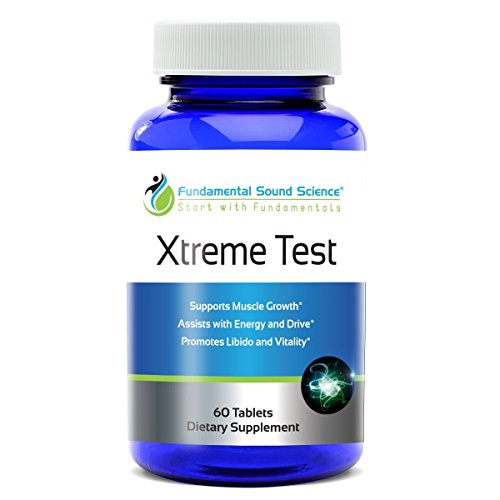 Xtreme Test Male Testosterone & Libido Booster, Muscle Growth & Sexual Health Supplements for Men, Male Stamina & Energy Enhancer- Tongkat Ali Extract