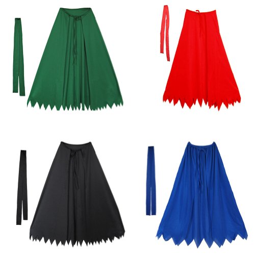 SeasonsTrading 32" Child Red Superhero Cape Set ~ Halloween Costume Accessory