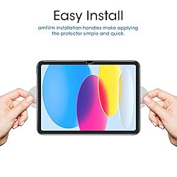 amFilm 2-Pack Glass Screen Protector Compatible