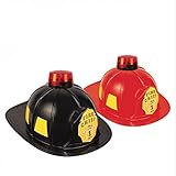 OliaDesign Firefighter Helmet, Red