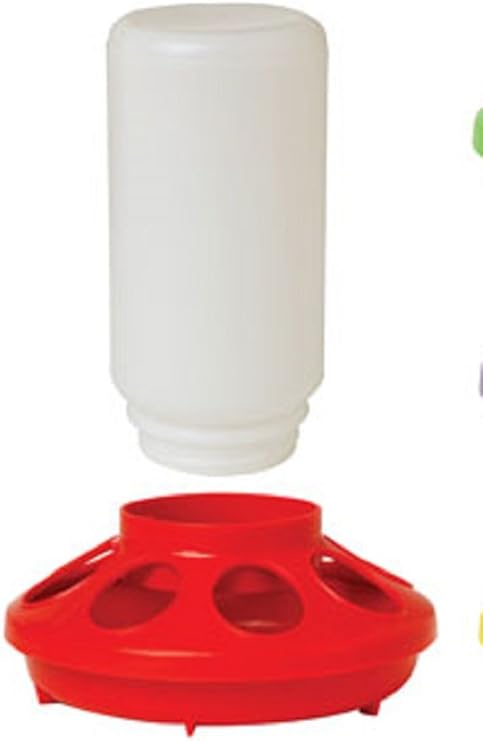 Amazon Com Miller Little Giant Plastic Chicken Chick Feeder Jar